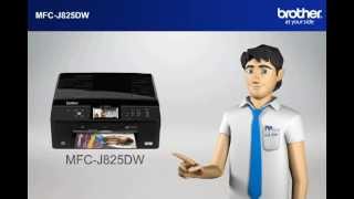 MFCJ825DW How to setup my Wireless Brother MFC with a router that uses security for Win7 [upl. by Durant648]