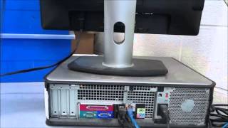 How To Connect A Monitor To A Computer With A VGA CableDesktop Computer Basics [upl. by Tniassuot]