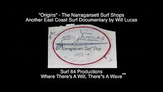 quotOriginsquot The Narragansett Surf Shops  Will Lucas  Surf 64 Productions [upl. by Dnaloy893]