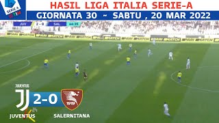 JUVENTUS VS SALERNITANA 20 LIVE 2022  juve vs Salernitana 2022  hasil liga italia  jadwal [upl. by Ecadnak]