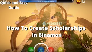 How To Create Scholarships in Binamon  Binamon Tutorial [upl. by Hahsia811]