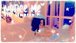 💄Notice Me💄Alli SimpsonRoyale High Music VideoRoblox [upl. by Yole]