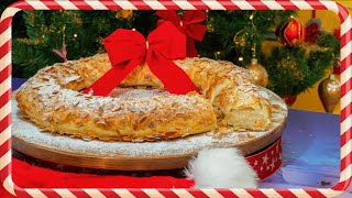 Nejlepši Recept na vánoční věnec s mandlovou náplní Kerstkrans Vánoční recepty z celého světa Díl 6 [upl. by Annette]