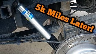 Bilstein 5100 Shock Absorber 5k mile review [upl. by Shoshana]