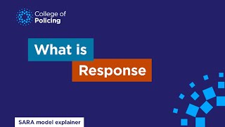 What is response  Video explainer 11  Problem solving with the SARA model [upl. by Heber]