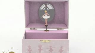 Coffret à bijoux musical Ballerine pointes rose  Trousselier  Berceaumagiquecom [upl. by Atterahs796]