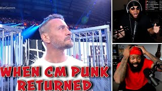 INTHECLUTCH REACTION TO CM PUNK RETURNING TO WWE AT SURVIOR SERIES [upl. by Percival]