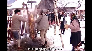 TĂIEREA ȘI POMANA PORCULUI BUCOVINA  ENGLISH SUB  Traditional ”Pig slaughter” ”Pomana” Christmas [upl. by Annia]