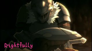 『Lyrics MAD AMV』 Goblin Slayer OP Full  Rightfully ／ Mili [upl. by Elleirua]