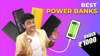 Top 5 Best Power Banks Under Rs 1000 🔥🔥🔥 உங்களுக்கு எது சிறந்தது [upl. by Yenalem327]