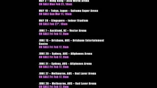 Lady Gaga Tour Dates Revealed [upl. by Roper]