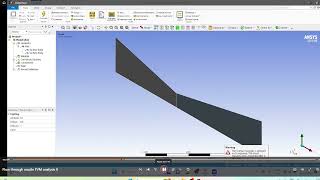 flow through nozzle FVM analysis [upl. by Noicpecnoc]