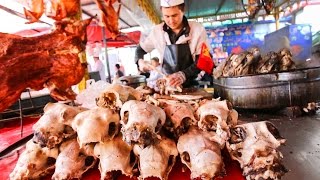 RARE Street Food Tour of Rural China  Cheap SLOPPY Dumplings and Meat NIRVANA [upl. by Levin]