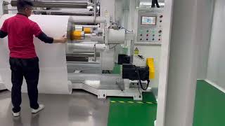 High precision microgravure release film coating machine [upl. by Eizzik928]