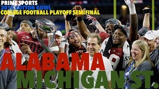 2 Alabama vs 3 Michigan State 2015 Cotton Bowl College Football Playoff Highlights Prime Sports [upl. by Juan]