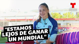 Estefanía Banini quotEstamos lejos de ganar un Mundialquot  Telemundo Deportes [upl. by Annoel]