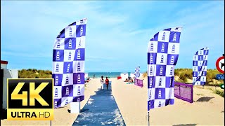 Nieuwpoort  Belgium 🇧🇪 beach Promenade walk  4K 60FPS [upl. by Yevrah]