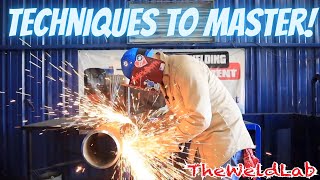 6010 BASICS That GET YOU PAID  DOWNHILL 7018 8quot WELDING TUTORIAL solis681​ [upl. by Akcimehs765]