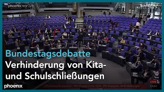 Bundestagsdebatte zur Verhinderung von Kita und Schulschließungen am 181121 [upl. by Alyson]