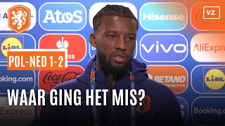 Wijnaldum legt uit waarom zijn invalbeurt bij EKduel Nederland  Polen niet slaagde [upl. by Yme]