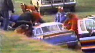 1984 Atlanta Journal 500  Terry Schoonover fatal crash extended [upl. by Anelac]