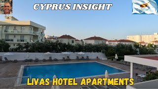 Livas Hotel Apartments Pernera Cyprus  2024 Hotel Tour [upl. by Hizar855]