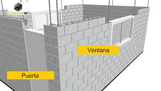 ¿Cómo construir súper fácil con Bloques de Hormigón [upl. by Einyaj853]