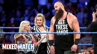 Alexa Bliss thinks Braun Strowman is quotkinda cutequot on WWE Mixed Match Challenge [upl. by Laflam160]