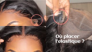 DÉTAILS D’UNE POSE SANS COLLE  GLULESS LACE FRONTAL  Beauty Forever Hair [upl. by Eeral]