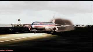 American Airlines Boeing 767 Engine Fire [upl. by Terrel]