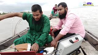 Bathymetric Survey In Bangladesh at Noria Shariatpur  Padma River [upl. by Brita]