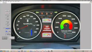 Design Vehicle Instrument Using Labview [upl. by Anuaek]