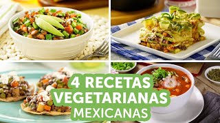 4 recetas vegetarianas mexicanas  Kiwilimón [upl. by Aliac]