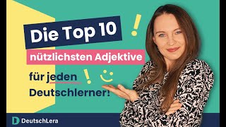 Top 10 Adjektive zur Beschreibung von Charaktereigenschaften I Deutsch lernen b2 c1 [upl. by Kunin]