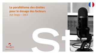 🇫🇷 S4E3  Le parallélisme des droites pour le dosage des facteurs [upl. by Francine]