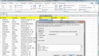 Excel  Text in Spalten  Informationen trennen [upl. by Buhler]