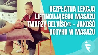 Bezpłatna lekcja liftingującego masażu twarzy BelViso®  Jakość dotyku w masażu [upl. by Meece551]