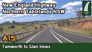 Driving from Tamworth to Glen Innes via Armidale – New England Hwy Northern Tablelands 4K [upl. by Eniladam]