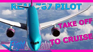 Boeing 787 Climb and Cruise Tutorial with a Real 787 Pilot [upl. by Aubree591]