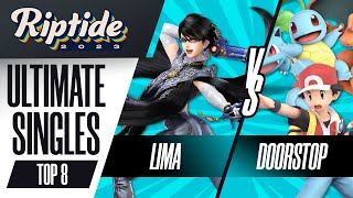 Lima Bayonetta vs Doorstop Pokémon Trainer  Ultimate Singles Top 8  Riptide 2023 [upl. by Kurtzman]