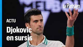 Djokovic arrêté à la frontière australienne  le numéro un mondial fixé sur son sort lundi [upl. by Yerac850]