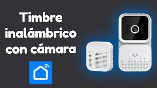 Timbre inalámbrico con cámara WiFi compatible Tuya Smart y Smart Life 💯 [upl. by Hackett]