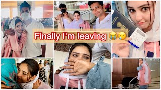 EMOTIONAL VlOG 😭😢 Saying goodbye to family 😓👋 [upl. by Leveroni]