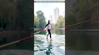 Bamboo swimming 😮viralvideo shortvideo [upl. by Lurline]