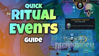 Necromancy Ritual Quick Events Guide  Runescape 3 [upl. by Orihakat202]