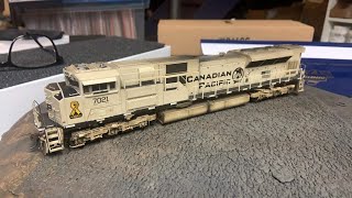 Coal Train on the TMandN  new Athearn SD70ACU in action with ESU sound [upl. by Jerry]