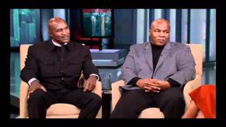 Mike Tyson Apologizes to Evander Holyfield for Biting Ear During Match [upl. by Godderd]