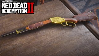 RED DEAD REDEMPTION 2  REPEATING SHOTGUN Weapons Customization amp Showcase [upl. by Yojal]