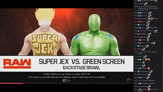 Jermania 2018 Chat Replay  SUPER JEX vs Green Screen Backstage Brawl  SUPER JEX vs SUPER BSOD [upl. by Ingamar]