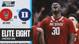 NC State vs Duke  Elite Eight NCAA tournament extended highlights [upl. by Fowle]